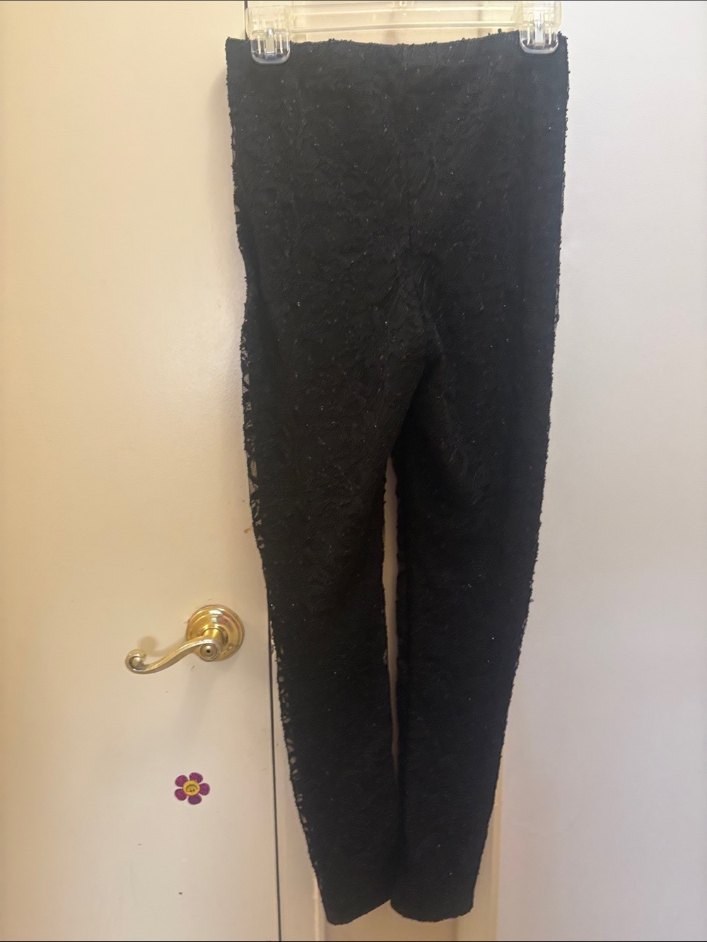 VENUS Black Lace Leggings